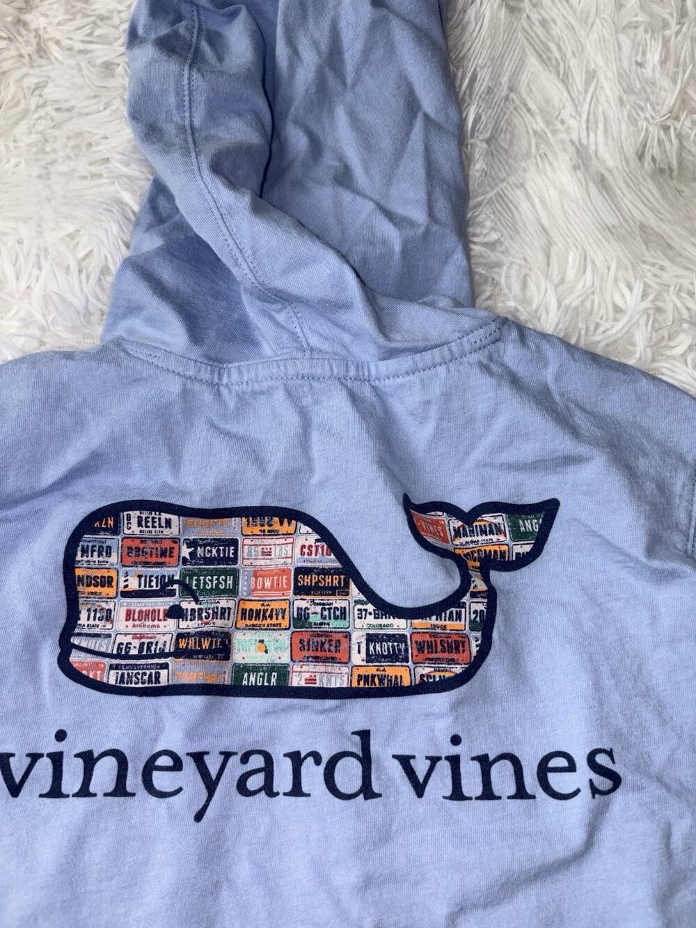 Vineyard Vines Pnkwhl 6 Blue Jersey Hoodie. Cute, ***Nt. Desc**